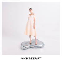 VICKTEERUT (ราคาปกติ 15,500-.) Short Sleeve Flared Dressเดรส แขนสั้น ทรงบาน