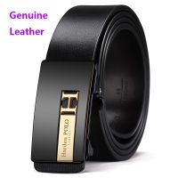 genuine leather belt mens leather automatic buckle belt leisure business trend new mens versatile pure leather pants belt