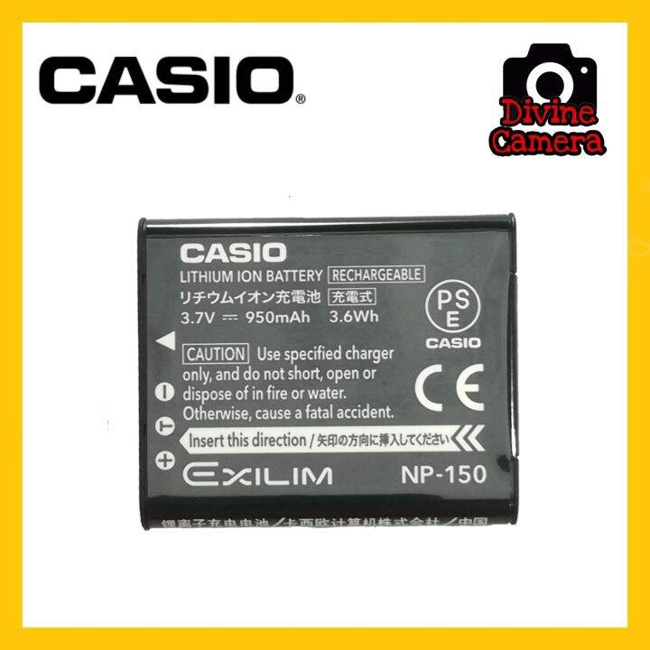Casio NP-150 3.7V 950mAh Lithium Ion Battery Pack | Lazada