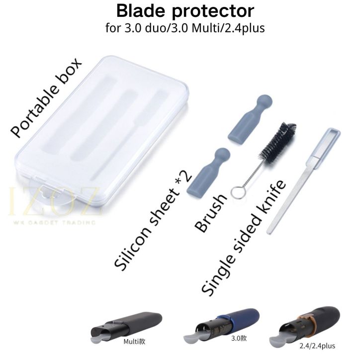 Ship Today] IQOS3 DUO Function Cleaning Blade Protector 3 in 1 Kit