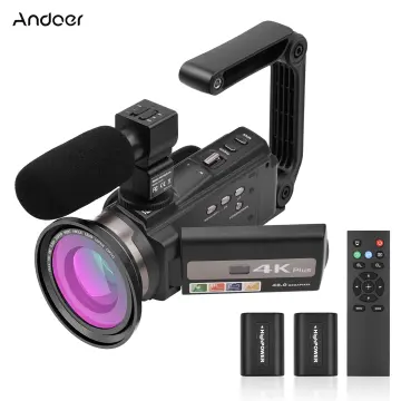 Andoer 4K Ultra HD Handheld DV Cámara de video digital profesional