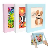 Kids Art Frames Paper Changeable Picture Display For Art-Work Painting Storage Box Children Flip Photo Frame Picture Frame