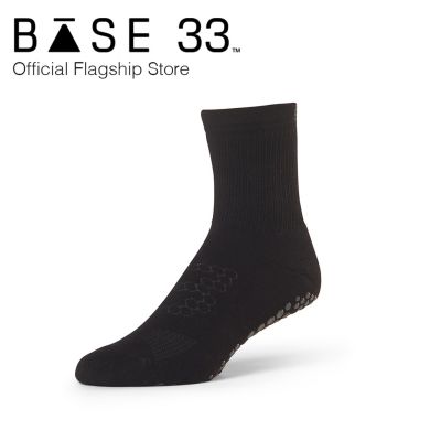 Base33 core เบส33 ถุงเท้าระดับหน้าแข้งสไตล์ผู้ชาย รุ่น Crew