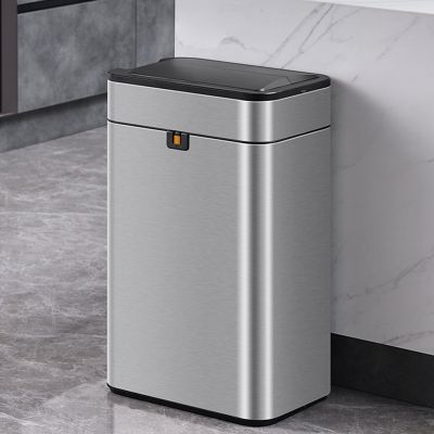 ถังขยะ J05ระบบเซ็นเซอร์อัตโนมัติกระป๋องถังขยะเซนเซอร์อัจฉริยะสำหรับห้องครัวถังขยะห้องนอนห้องน้ำ