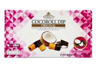 เวอร์จิ้นโคโค่ ทองม้วนรสต้นตำรับชุบช็อกโกแลต 60 กรัม (VIRGINCOCO Coconut Crispy Roll Original Dip Chocolate 60 g.)