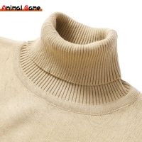 【YD】 Suéter masculino de malha gola alta suéteres rollneck casual jumper quente autum inverno novo