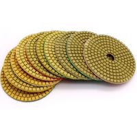 3 /4 Dry/Wet Diamond Polishing Pad Flexible Diamond Polishing Disc For Granite Marble Stone Sanding Wheel 50-3000Grit