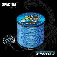 （A Decent035）Fishing Line 12 Strands PE Braided Raid 300M 500M 1000M Multifilament Wire Carp pe line 20-145LB