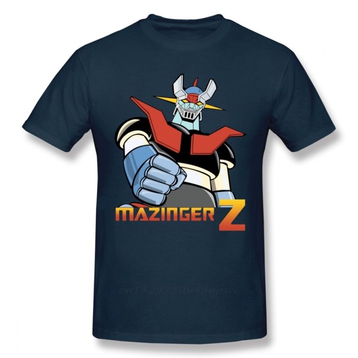 cool-mazinger-z-robot-t-shirt-for-man-new-short-sleeve-anime-neck-high-shirt-street-vaporwave-fashion-clothing-gildan