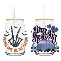 【YF】☽  Stay Spooky Hand UV DTF Transfers Stickers Decals Libbey Cold Cups Mugs Tumbler