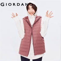 Giordanoผู้หญิง เสื้อแจ็คเก็ตผ้าฝ้ายมีฮู้ดสีทึบ Free Shipping 13372822