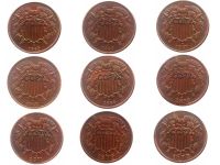 【CW】 Cent 1865-1873 Date Selection Copy Coins