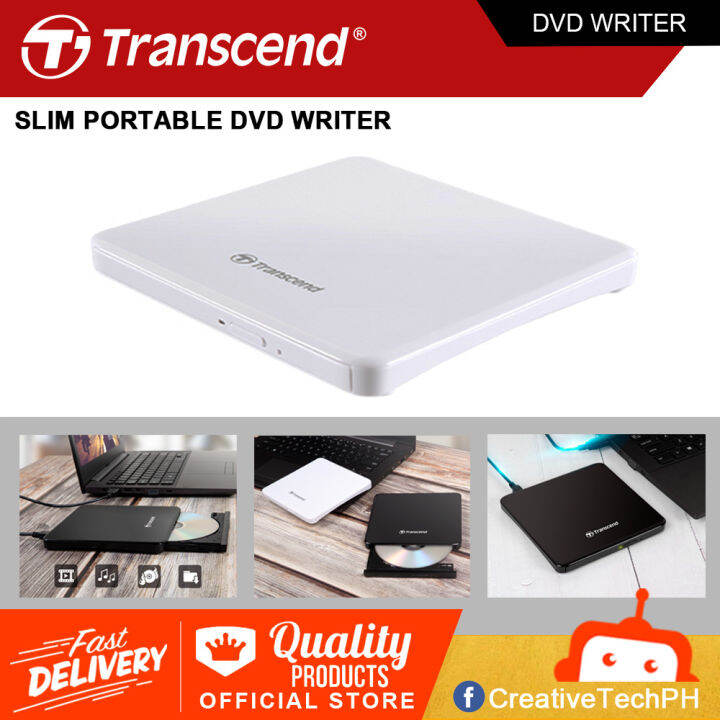 Transcend DVD Writer 8x Ultra Slim DVD Writer DVD Writer & Adapter Slim