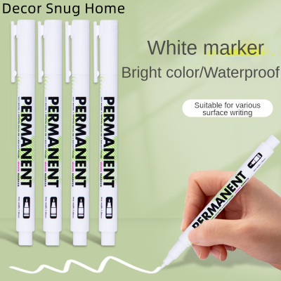 【Free Shipping】ชุดปากกามาร์คเกอร์สีขาวขนาด1.0/3.0มม. ปากกาเจลสีขาวกันน้ำมันปากกาวาดลายกราฟฟิตีแบบทำมืออุปกรณ์การเรียนเครื่องเขียน