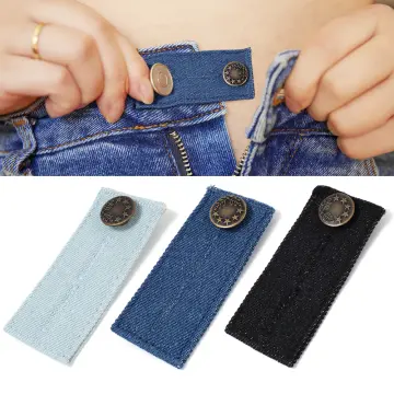 1pc Random Color Pant Extender Button, Adjustable Elastic Stretchable Jeans  Pant Waistband