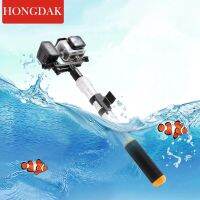 ◐ ใหม่กันน้ำโปร่งใส selfie stick telescopic monopod เสาดำน้ำสำหรับสมาร์ทโฟน Go Pro HERO 10 9 8 7 6 5 SJCAM