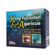 King Fucoidan & Agaricus 120 viên Hỗ trợ điều trị ung thư, u bướu