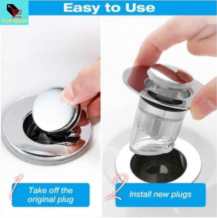 TopShop Universal Kitchen Sink Stopper Cover Pop Up Sink Strainer