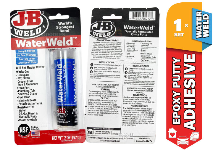 JB Weld 8277 WaterWeld - Waterproof Epoxy Putty