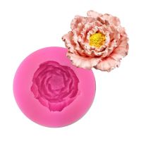 Special Offers DIY Three-Dimensional Peony Flower Hibiscus Flower Silicone Fondant Cake Mold Plaster Aromatherapy Handmade Soap With Glue Mold