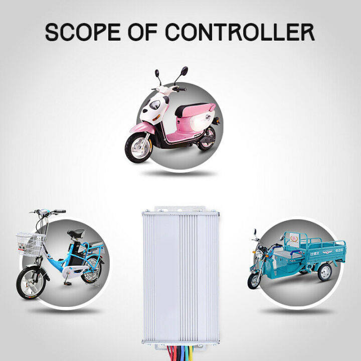 36v48v-350w-brushless-motor-controller-dc-motor-regulator-speed-controller-สำหรับจักรยานไฟฟ้า-e-bike-scooter