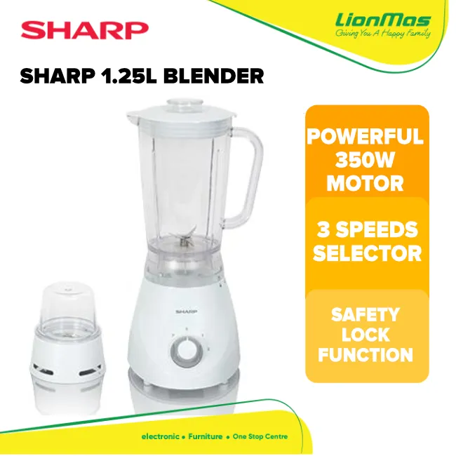 SHARP 1.25L Blender EM130WH Lazada