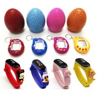 Luxury Children Watch Toys Set Easter Eggs Kids Electronic Watch Dinosaur Egg Pet Game Toy Digital Watches Kids Boys Girls Gifts