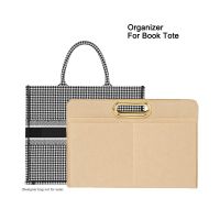 Customize Felt Insert Organizer Bag For Dio Book ToteMakeup Luxury Handbag Travel Inner PurseWomens Cosmetic Bags Tote Shaper