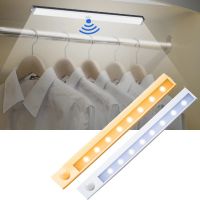 Creative LED Long Strip Human Body Induction Night Light Bedroom Decoration Lamp Wall Staircase Closet Room Aisle Lighting Ceiling Lights