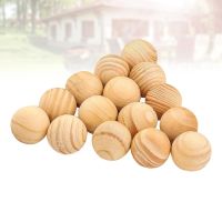 100pcs Natural Cedar Wood Balls Camphor Wood Balls Moth Repellent for Drawers Storage Boxes Closets