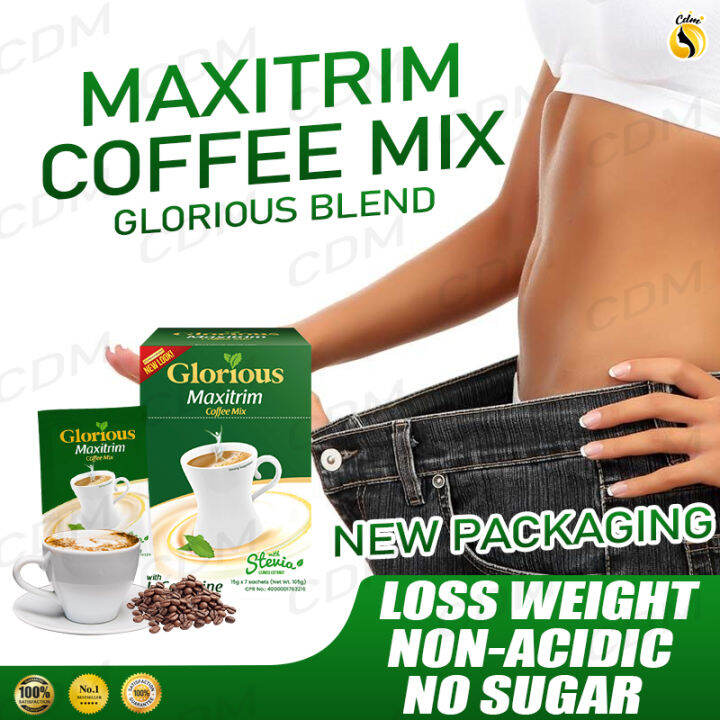 Glorious Blend Maxitrim Slimming Coffee with LCarnitine & Anti