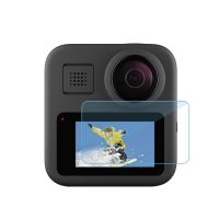 ฟิล์มกระจกเทมเปอร์ GoPro Max,2ชิ้นสำหรับเปลี่ยนหน้าจอ LCD ปกป้องหน้าจอ9ชั่วโมง2.5D