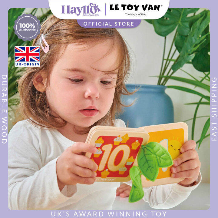 Le Toy Van Counting Book Premium Sustainable Wooden Toys Children
