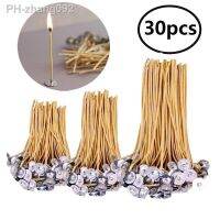 9-20cm Beeswax Wicks 30 Pcs Smokeless High Quality With Clip Base Pre-waxed Wicks for DIY Making Candle Accessories for Party