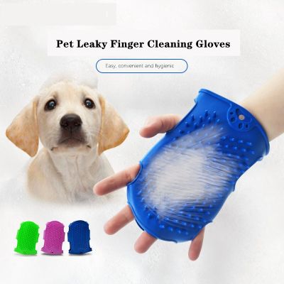 Dog Pet Grooming Deshedding Brush Gloves Effective Cleaning Back Massage Animal Bathing Hair Removal Tool Cat Combs