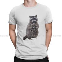 Raccoon Family a Bunch of Cute Raccoon Babies T Shirt Grunge Mens Tees Summer Cotton Clothing Harajuku O-Neck TShirt XS-4XL-5XL-6XL