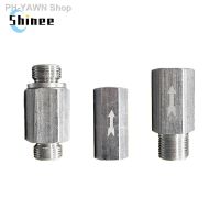 Pneumatic Check Valve Hexagonal Copper Nickel Plated Male Female thread 1/8 1/4 3/8 1/2 Gas One Way Valve Air Brass Valve