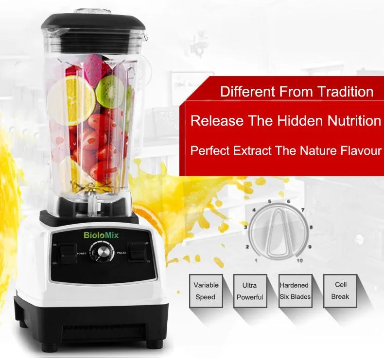 NutriMax Pro Blender 2200W High Power Heavy Duty Professional