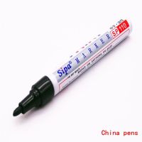 【✆New✆】 zangduan414043703 ปากกาเครื่องเขียนสีถาวร12ยางกันน้ำดอกยางรถยนต์ปากกาเขียนยางรถสิ่งแวดล้อม