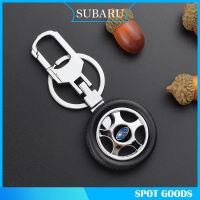 Angel Subaru Car Logo Keychain Tire Wheel Key Rings Car Styling Metal Keyring