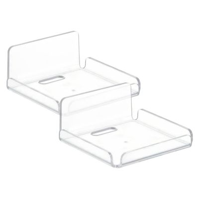 Plants-4in Universal No Drill Shelves Easy To Install Acrylic Floating Shelf For Security Cameras,Baby Monitors,Speakers