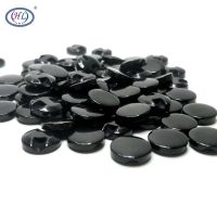 HOT 50 12mm black resin button sewing