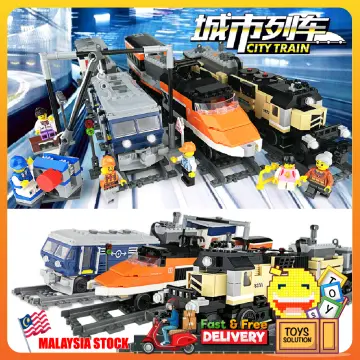 Train Building Blocks, Train Blocks Electric, Electric City Train