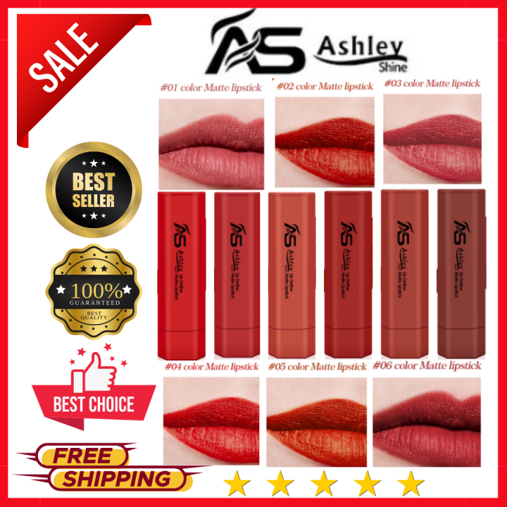 Ashley Matte Define Lipsticks💄 Ashley Velvet Matte Liptint Lip💋 Long