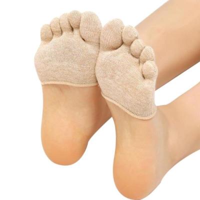2023นิ้วห้านิ้วครึ่ง5นิ้วเปิดนิ้วเท้าถุงเท้านิ้วเท้าที่มองไม่เห็นสำหรับยิมของผู้หญิงใหม่ล่าสุด