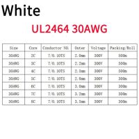 【☊HOT☊】 fka5 สายไฟทองแดงหุ้มฉนวนพีวีซียาว5เมตร Ul2464 30 28 26 24 22 20awg สายสัญญาณเสียงช่องเคเบิลปลอกหุ้มลวด2 3 4 5 6 7 8 9แกน