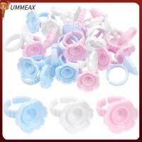 UMMEAX เครื่องมือขนาดเล็กสำหรับขนตาปลอมขนตาปลอมเครื่องมือแต่งหน้าชุดเครื่องมือจัดระเบียบอุปกรณ์ที่ใส่แหวนชุดแหวนกาว100ชิ้น