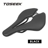 TOSEEK อานจักรยานแข่งรถจับเวลาสำหรับผู้ชาย,แผ่นรองน้ำหนักเบาบนถนนเบาะจักรยานเสือภูเขา7*7