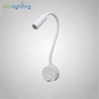 White LED Bedside Lamp  Wall Light  Night Light  3W Gooseneck Led Reading Light Bedroom/Living Room/Kids Room/Study Room Sconces Night Lights