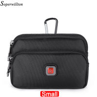 Soperwillton Waist Packs Men Women Fanny Pack Dropshipping Mobile Phone Bag Waist Bag Wateproof 1680D Oxford Male Female #801